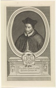 Portret van Clemens Crabeels gegraveerd door Jan Baptist Jongelinck
